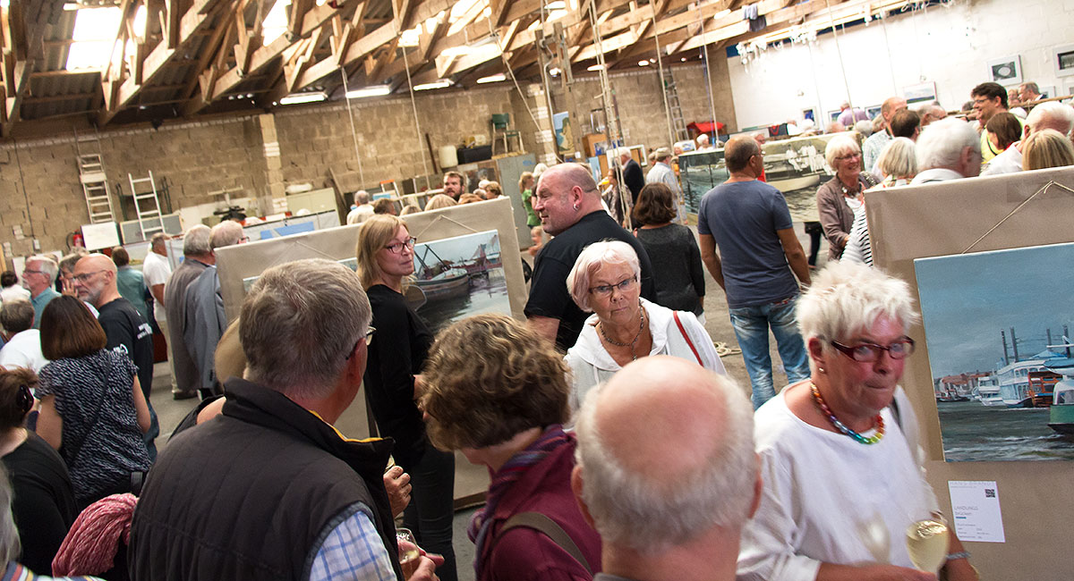 Vernissage der Ausstellung kunsthalle in der SVF, ©Carola Brandt